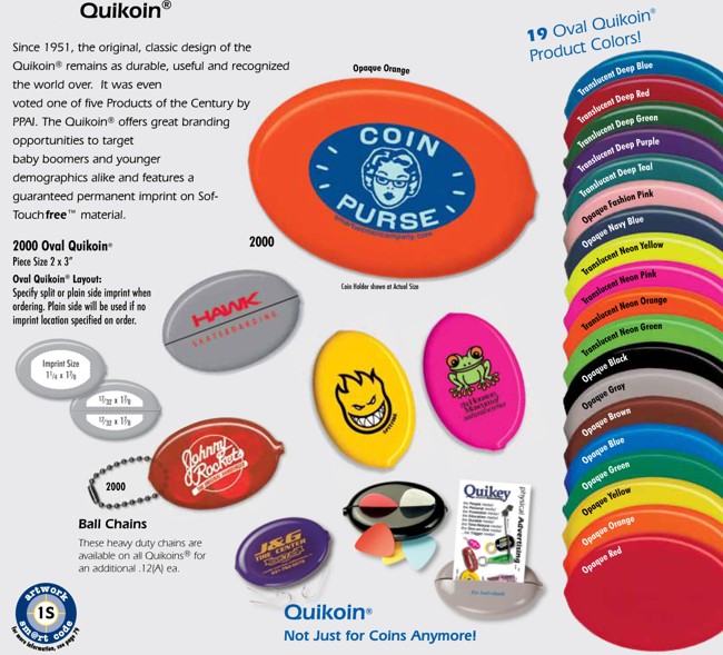 Quikoin™ Coin Keeper Quikoin™ Euro Coin Holder - Rubber Coin Purse