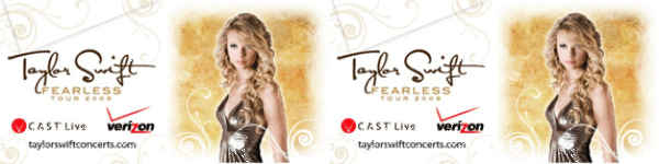 Sample Digital Roll Banner promoting concert series
